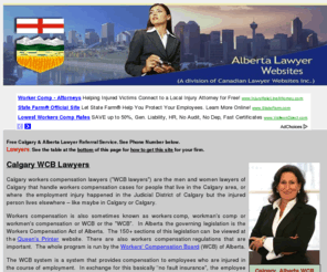 calgarywcblawyers.com: Calgary WCB Lawyers
Free Alberta lawyer referrals to Calgary WCB Lawyers and website development for lawyers in the Calgary, Alberta area.