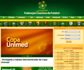 futebolcearense.com.br: Federação Cearense de Futebol - Site Oficial - 2011 - Todos os direitos reservados
Site Oficial da Federação Cearense de Futebol