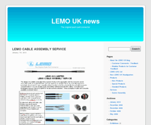 mylemo.co.uk: LEMO UK news
