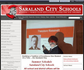 saralandboe.com: Welcome to the Saraland City Schools Website ::             Building a Tradition of Excellence One Student At a Time ... the Saraland Way
Saraland City Schools