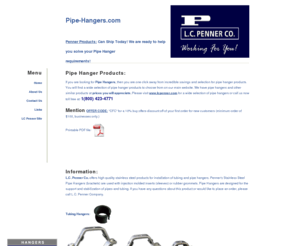 pipe-hangers.com: Pipe Hangers
Information about low cost, quality pipe hangers. Can Ship Today!