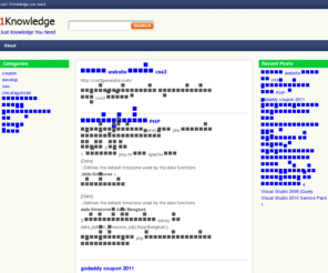 1knowledge.com: 1Knowledge
Just 1Knowledge you need