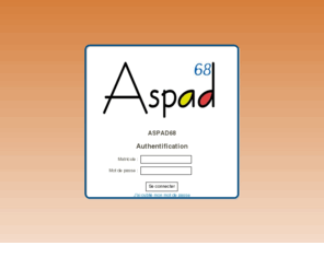 aspad68.com: Authentification
authentification,login