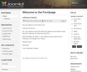 kozzen.com: Welcome to the Frontpage
Joomla! - De dynamische portaalmotor en artikelbeheersysteem