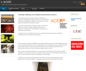 acer-catalunya.org: L’ACER
L’Associació Catalana d’Entitats de Recerca (2011)