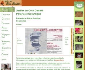 coincendre.com: Atelier du Coin Cendré - Atelier du Coin Cendré  Poterie et Céramique
