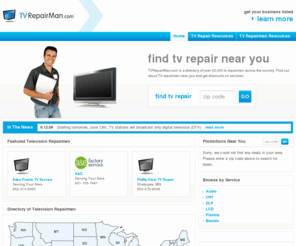 tvrepairman.com: TV Repair Shops - Television Repair Service, TV Repairs Near You
