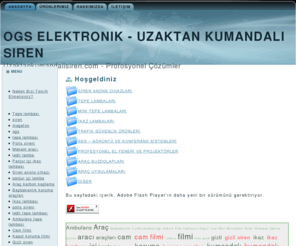 uzaktankumandalisiren.com: Uzaktankumandalisiren.com OGS Elektronik gizli siren ledli ikaz lambası ledli tepe lambası makam aracı panjur içi lamba fors lambası polis sireni  uzaktan kumandalı siren megafon ogs siren  ledli lamba
