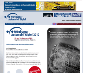 wuerzburger-automobil-gipfel.de: Würzburger Automobil Gipfel ® : Start
meine Beschreibung