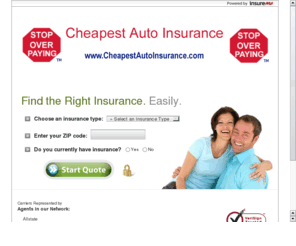 carinsuranceblues.com: Cheapest Car Insurance .com
One simple quote form, can match you with the most reputable cheapest car insurance companies, agents and policies that will best suit all your insurance needs