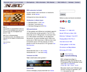 nsu4.nl: Technische website NSU motor - Hans Homburg
NSU motortechniek voor de 2- en 4-cilindermotor en NSU geschiedenis.