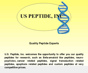 uspeptide.com: US Peptide
US Peptide, Inc Quality Peptides