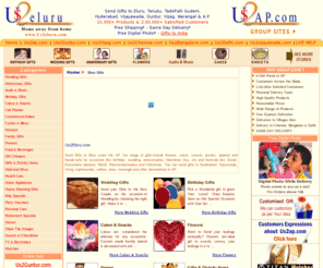 us2eluru.com: Gifts to Eluru: Birthday Gifts,Wedding Gifts,Sarees,Flowers,Cakes to Eluru
Cakes to Eluru,flowers to Eluru,sarees to Eluru,Wedding Gifts to Eluru,Birthday gifts to Eluru,Anniversary gifts to Eluru,dresses to Eluru,sweets to Eluru,Dasara gifts to Eluru,Diwali gifts to Eluru, Rakhi gifts to Eluru 