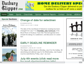 duxburynews.com: duxburynews.com
Home for the Duxbury Clipper, Duxbury's hometown newspaper since 1950.