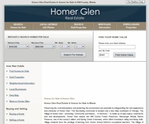 homerglen-realestate.com: Homer Glen Real Estate and Homes for Sale in Will County, Illinois
Explore Homer Glen real estate and homes for sale by viewing Illinois real estate listings of homes for sale in Will County.