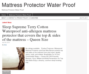 mattressprotectorwaterproof.com: Mattress Protector Water Proof
Mattress Protector Water Proof