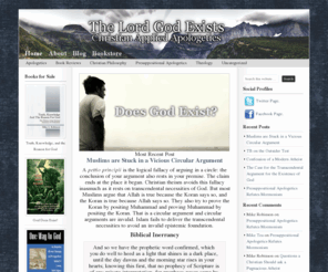 thelordgodexists.com: The Lord God Exists
CAA author Michael A. Robinson utilizes Christian truth and apologetics and provides books that make an impact on average people. These high-impact works train you to evangelize atheists, cult members, false religionists and agnostics. The deep intellectual truths that modern and ancient Christian philosophers have produced are formatted in simple and easy to follow steps.