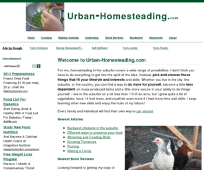 urban-homesteading.com: Growing Vegetables, Raising Animals in Suburbs, Perserving Food: Urban-Homesteading.com
Explore cooking, gardening, and raising animals on the urban homestead at Urban-Homesteading.com.