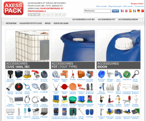 axesspack.fr: Cuve 1000 litres IBC, Fût, Bidon - Accessoires et Pièces détachées pour Cuves IBC fûts bidons, jerrycan  - Axesspack
Boutique Axesspack - Tous les accessoires, connexions et pièces détachées pour Cuves IBC, Fûts, Bidons et Jerrycans. Vente aux entreprises et professionnels