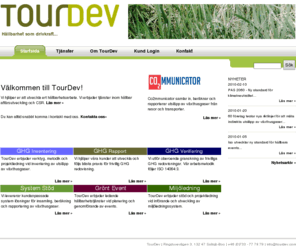 tourdev.com: Tourdev/Startsida
/Vi hjälper våra kunder att utveckla och följa bästa praxis inom hållbar utveckling - Hållbarhet som drivkraft.