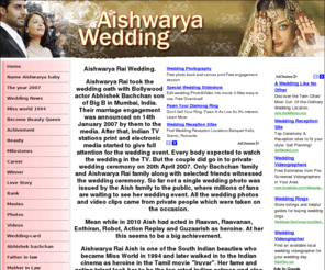 aishwarya-wedding.com: Aishwarya Rai wedding, Abhishek,Aishwarya Rai decided to Marry
Abhishek and Aishwarya rai decided to Marry,They are now officially engaged.