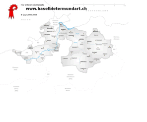 baselbietermundart.ch: Willkommen bei Baselbieter Mundart
Baselbieter Mundart ist eine Informationsplattform für einen der vielen spezifischen Schweizer Dialekte welcher im Kanton Basellandschaft gesprochen wird