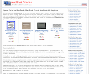 macbookspares.com: MacBook Spares, MacBook Pro Spares & MacBook Air Spare Parts
Spare Parts for MacBook, MacBook Pro & MacBook Air Laptops