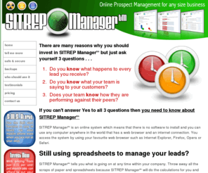 sitrepmanager.com: SITREP Manager(tm) | Prospect Management
