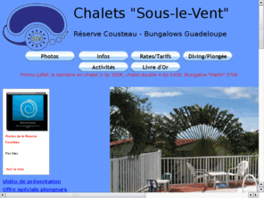 sous-le-vent.biz: Sous le Vent main site
plonge guadeloupe gite rserve cousteau