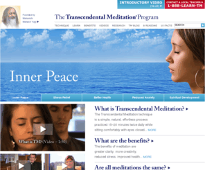 tm.org: The Transcendental Meditation (TM) Program - Official website. How and where to learn.
Meditation validated by over 600 scientific studies. The best meditation against stress. Learn about the benefits of meditation for mind, body, health and environment. Transcendental Meditation personal instruction and lifetime follow-up. Centers worldwide.