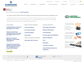 control-techniquesinc.net: Control Techniques Global Home Page
Landing Page for Emerson Control Techniques to allow viewers to locate their country