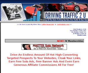 drivingtraffic2u.com: Driving Traffic 2 U Free Text Ad Exchange!
