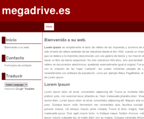 megadrive.es: Bienvenido a su web. - megadrive.es
Lorem Ipsumáes simplemente el texto de relleno de las imprentas y archivos de texto. Lorem Ipsum ha sido el texto de relleno estándar de las indust...