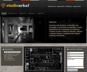 projetoeconstrucao.net: Bem Vindo ao Studio Arkaf Arquitetura
Joomla! - O sistema dinâmico de portais e gerenciador de conteúdo