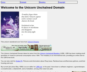 unicornunchained.com: Unicorn Unchained Domain
Information about snakes and their care and information about mead, a beverage made with fermented honey.