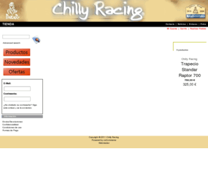 chillyracing.com: :::  Chilly Racing  :::   Todo para modificar tu Quad
Tenemos todo lo necesario para que puedas modificar y mejorar tu Quad de forma sencilla