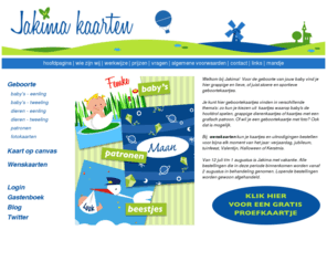 jakima.nl: Jakima- je eigen kaartje!
Gepersonaliseerde geboortekaartjes en uitnodigingen