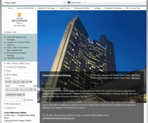 millenniumbeijing.com: Beijing Hotel | Official Site Grand Millennium Beijing | Luxury Hotel
Beijing hotel, situated in the heart of China’s capital city Beijing, Grand Millennium Beijing is a luxury hotel, well equipped with magnitude of exceptional amenities. Official Site.

