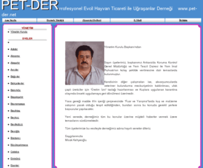 pet-der.net: Evcil Hayvan Ticareti ile Uğraşanlar Derneği
