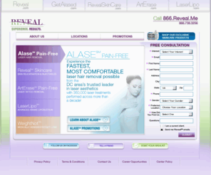 revealcredit.com: Reveal MedSpa℠
Reveal™ is the Washington DC metro area's leading and most trusted provider of customized medical aesthetics services, including Alase Hair Removal, Botox®, LaserLipo™ and more.