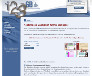 123gb.de: Kostenloses Gästebuch Gästebücher - 123GB.de

