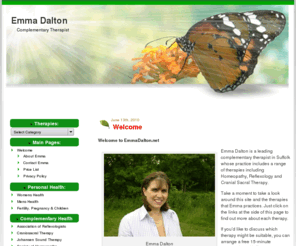 emmadalton.org: | Emma Dalton | Complementary Therapist
Welcome to EmmaDalton.net [caption id=attachment_222 align=alignleft width=300 caption=Emma Dalton][/caption] Emma Dalton is a leading