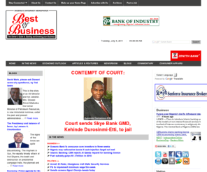 bestofbusinessonline.biz: BEST OF BUSINESS, Nigeria's Internet Newspaper: Breaking News, Opinion, Blogs, Business, Small Business, Entrepreneurs, Politics, Forums, Job Search, on Nigeria
BEST OF BUSINESS, Nigeria's Internet Newspaper: Breaking News, Opinion, Blogs, Business, Small Business, Entrepreneurs, Politics, Forums, Job Search, on Nigeria