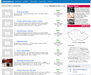 dopodnajmu.cz: 
Inzerce bydlení, spolubydlení, spolubydlící, pronájmy bytů. Nabídka a poptávka po bydlení ze všech krajů České republiky.