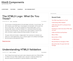 html5-components.com: Html5 Components
Html5 Components