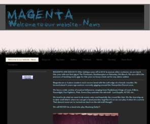 magentarocks.com: MAGENTA - Welcome to our website - News
MAGENTA - Welcome to our website - News