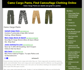 camocargopants.org: Camo Cargo Pants
