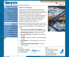 fibergrate.nl: fibergrate, producent en leverancier van glasvezel versterkte kunststof constructies, GVK.
Fibergrate manufacture fibreglass grating and fiberglass reinforced plastic products