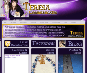 teresacommunicates.com: Psychic medium, pet psychic, spirit communication NJ Teresa
The official website of the Teresa Communicates