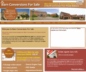 barnconversionsforsale.com: Barn conversions for sale in UK and Europe. Unconverted barns for renovation and conversion and converted barns for sale.
Barn conversions for sale and unconverted barns for sale in the UK and Europe. Sell or buy your dream barn conversion and list with us and sell your home privately.